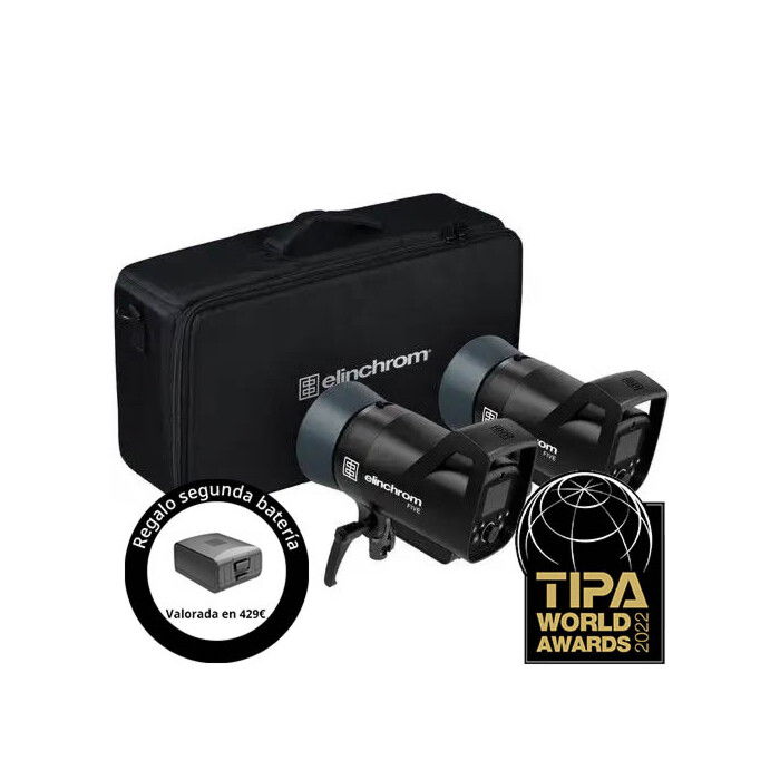 ELINCHROM FIVE MONOLIGHT OFF CAMERA FLASH DUAL KIT