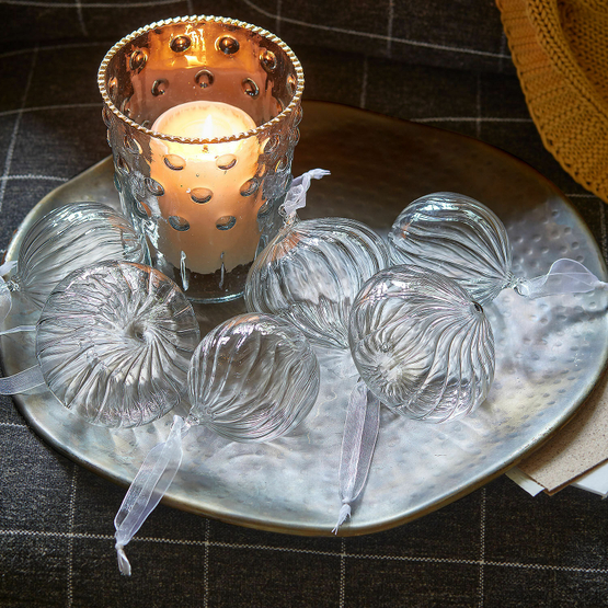 Set de 6 bolas de Navidad Bavella