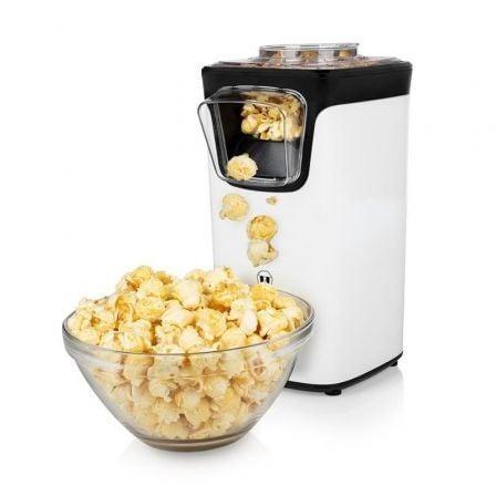 Princess 292986 Palomitera 1100W para Palomitas en 3 Minutos, Saludables, Tapa Transparente y Fácil de Limpiar