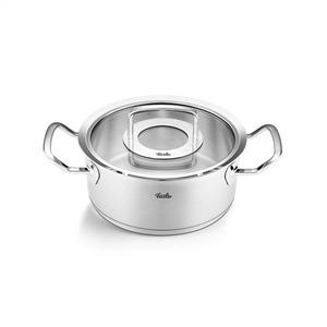 Fissler Profi Cacerola de 20 cm con tapa de cristal, apta para inducción, acero inoxidable 18/10 - 08413920000/0