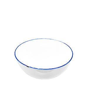 SUMMA Alacena Azul Ensaladera 22 cm - Porcelana Marfil y Azul - Colección Alacena Azul (2 Unidades)