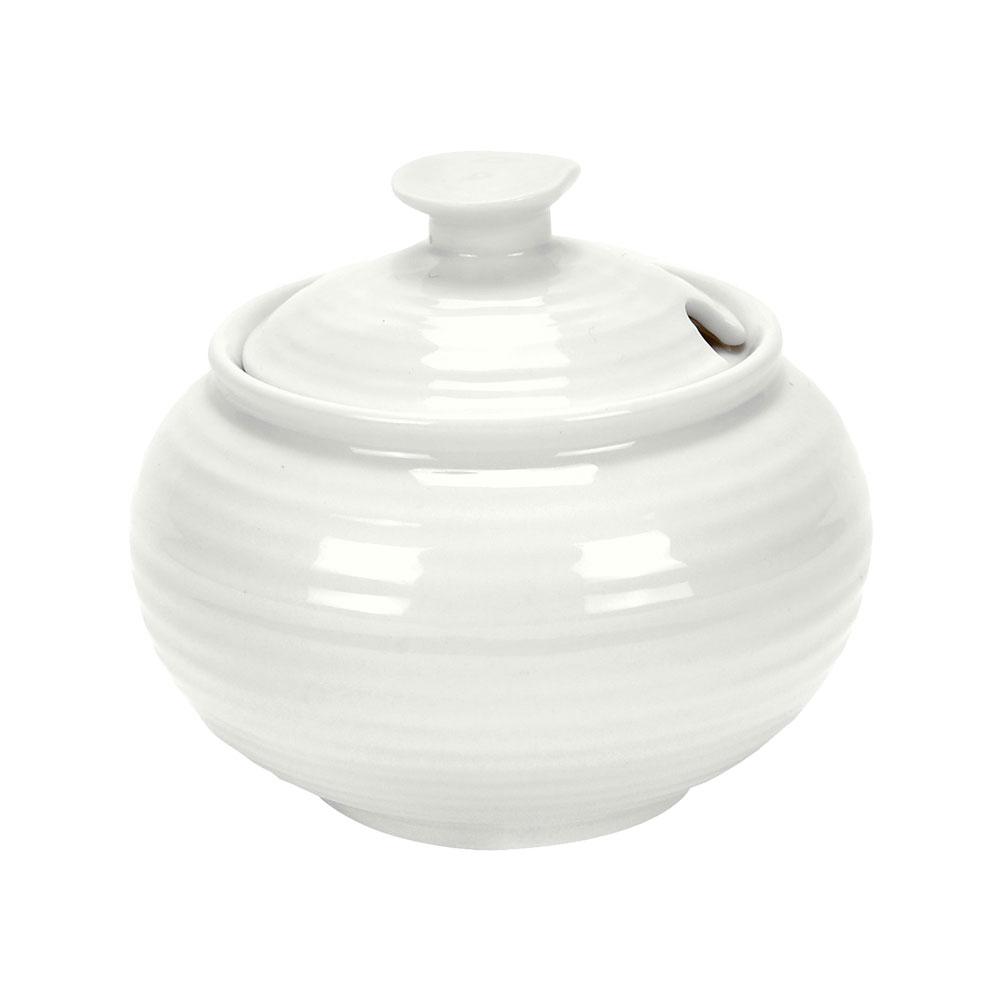 Portmeirion Azucarero 310 ml Colección Sophie Conran. Funcional y resistente: apto para lavavajillas, microondas, congelador y horno (hasta 200°C).