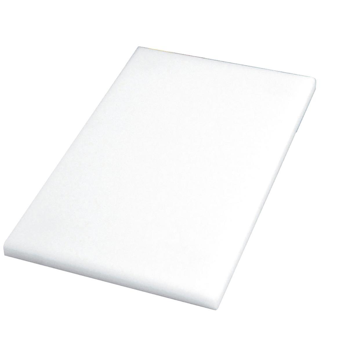 Quid Professional Tabla de Corte de Polietileno Blanco 30x20x2 cm - Pack de 4 Unidades, Libre de BPA, Apto Lavavajillas