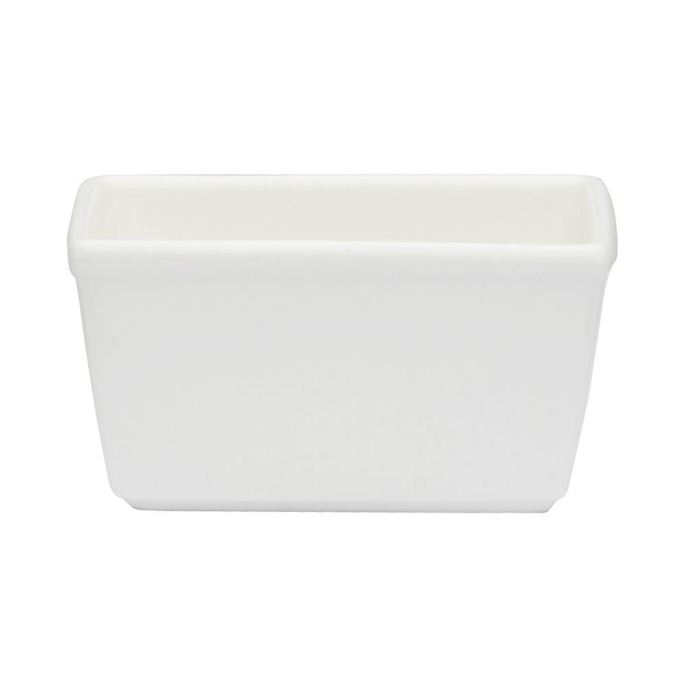 Avet Azucarero-Té Sobres Plain White Hostelería - Set 4 Unidades, Blanco Puro, Apilable, Apto Microondas y Lavavajillas