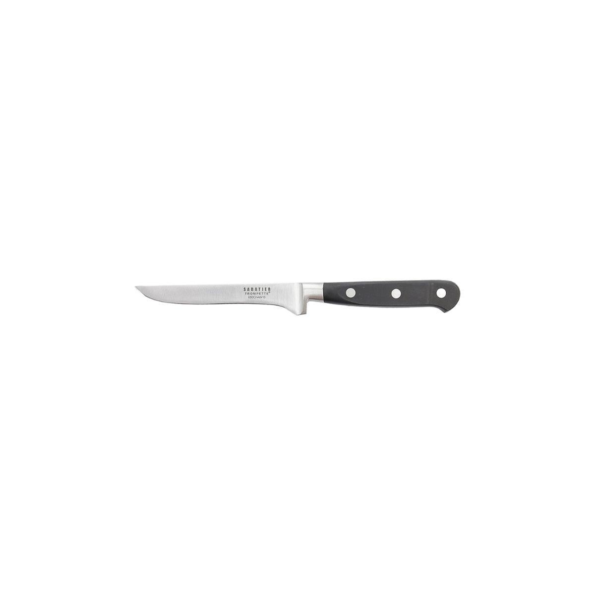 Sabatier Cuchillo Deshuesador Origin 13 cm, Acero Mov Extra-afilado, Mango Ergonómico Soft Touch, Acero Mate, 6 Unidades, Garantía 25 Años