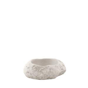 SUMMA Supiedra Bol Roca Blanca 11 cm x 6 cm - Piedra Natural, Blanco, Colección Supiedra