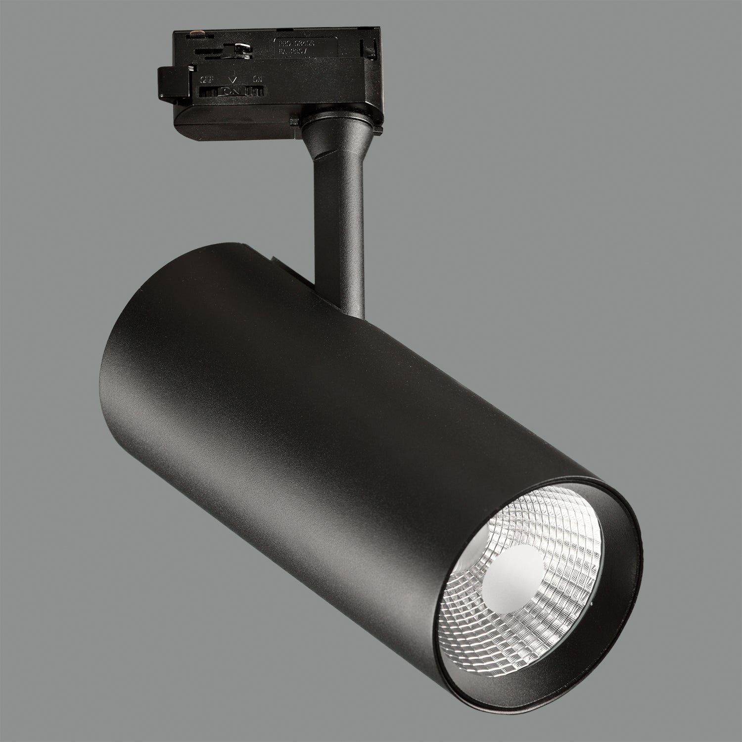 ACB Isquia Track light 4117/9 Negro Texturado, LED COB 27W 3000K 2625lm, CRI95 , Orientable, Trifásico universal R411720N