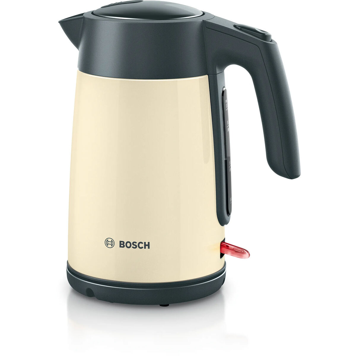 Bosch TWK7L467 Hervidor de Agua Eléctrico 1.7L 2400W Acero Inoxidable Champán con Filtro y Apagado Automático