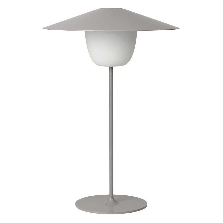 Lámpara LED portátil Ani 49 cm Satellite (gris claro)
