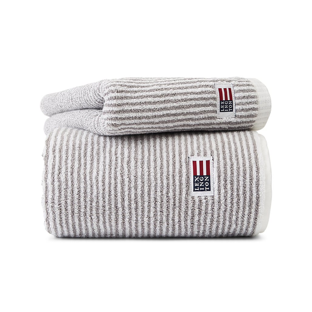 Toalla de baño Icons Original Striped 70x130 cm White-gray