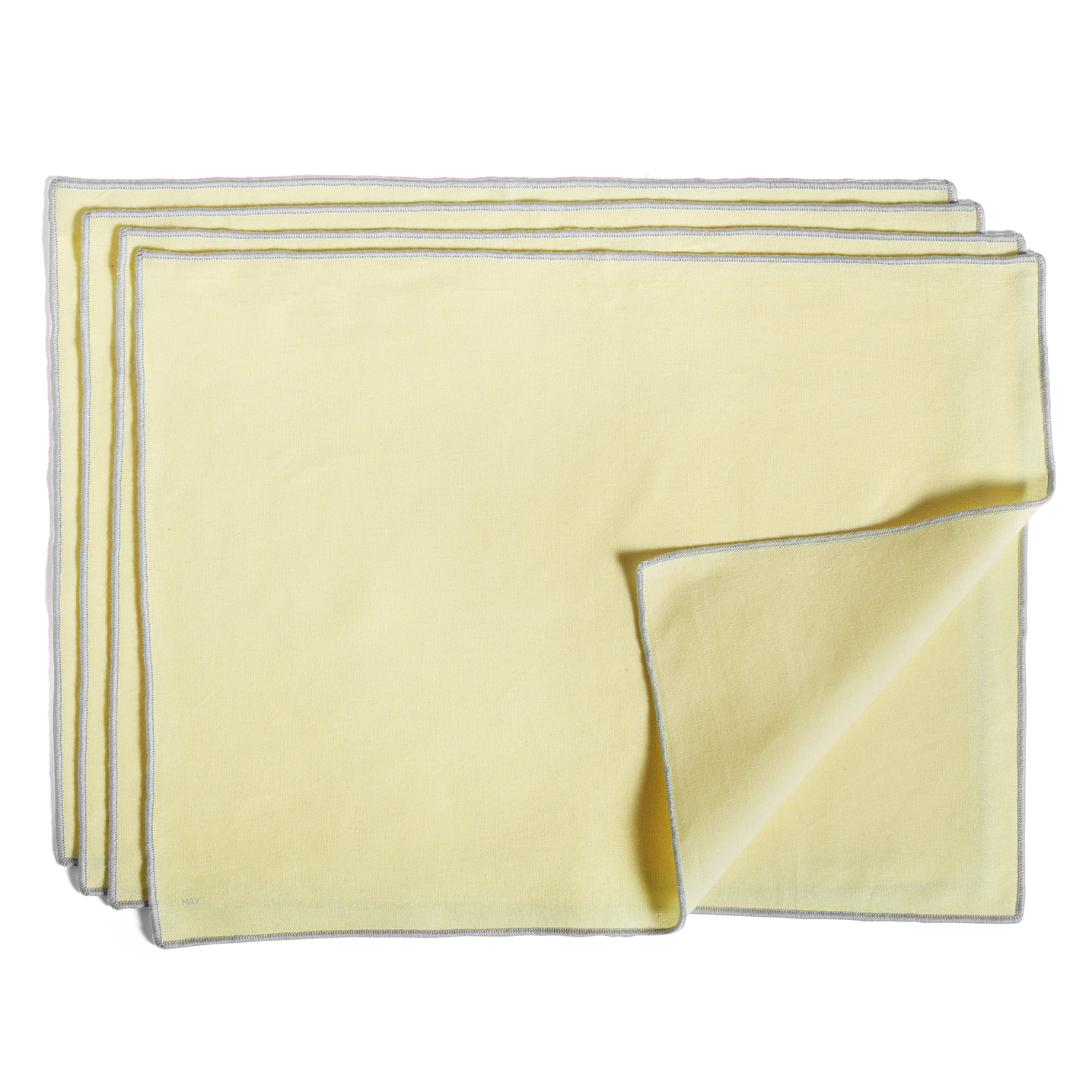 4 Manteles individuales Contour 34x46 cm Lemon