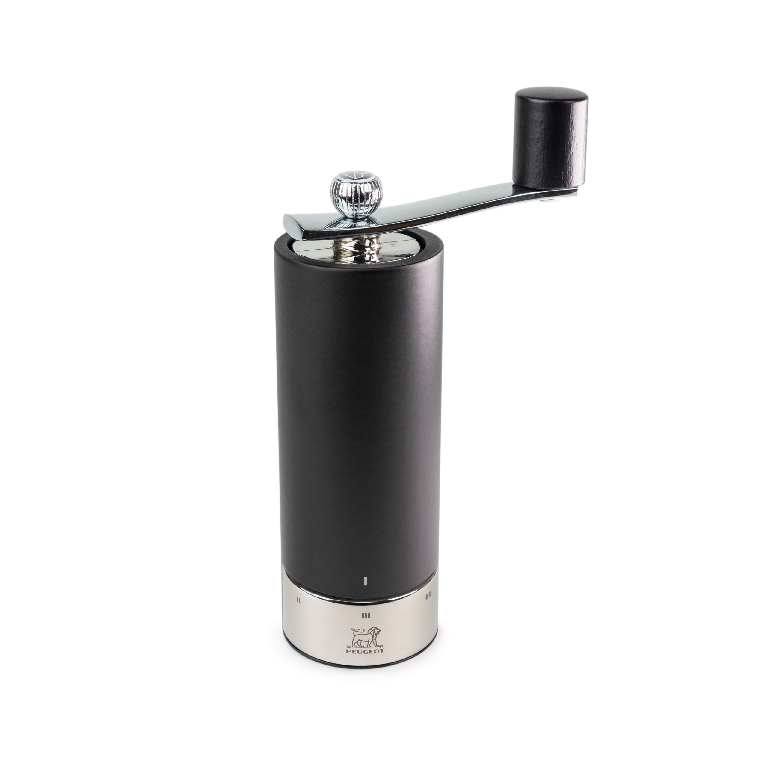 Molinillo de sal con manivela Isen u'select negro