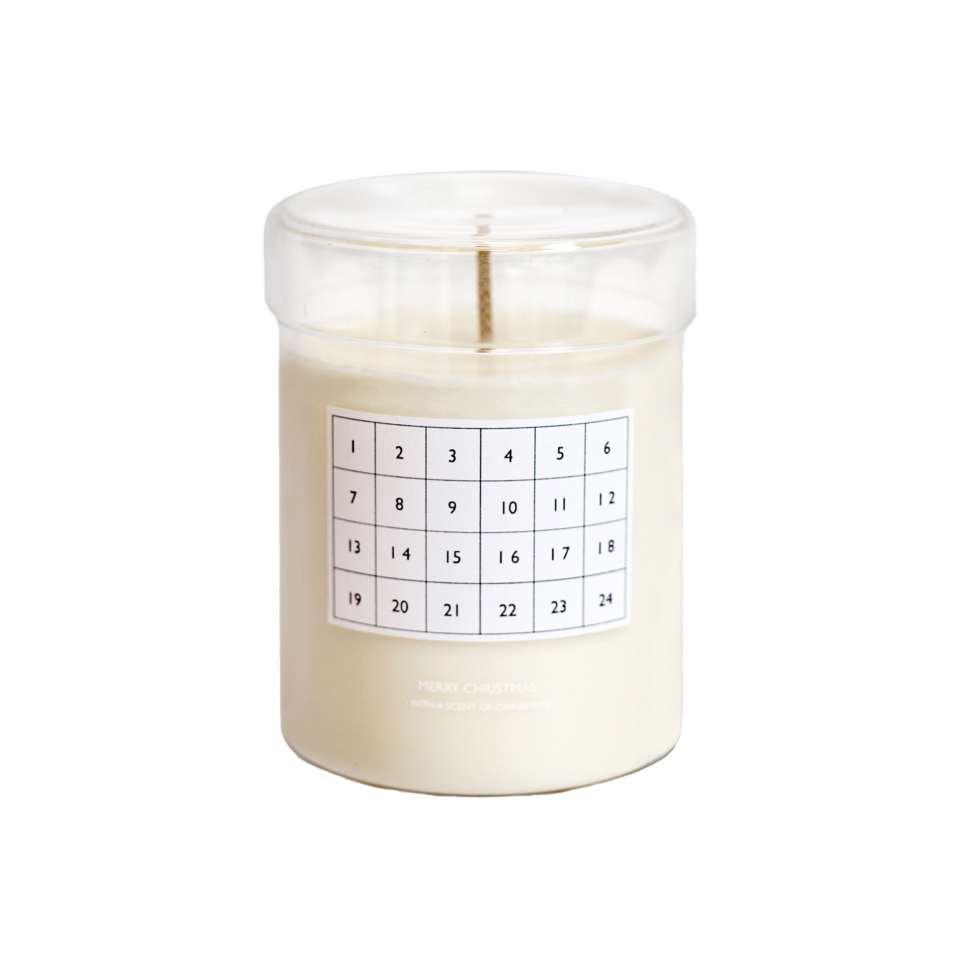 Vela perfumada Christmas Calendar blanco