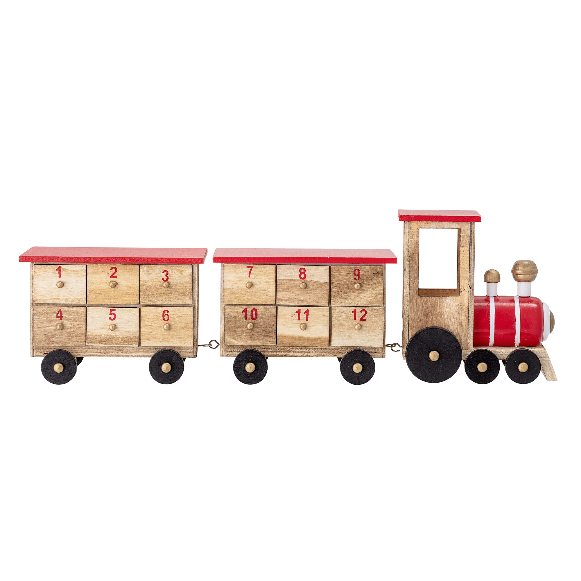 Calendario de navidad Paulownia tren Multi