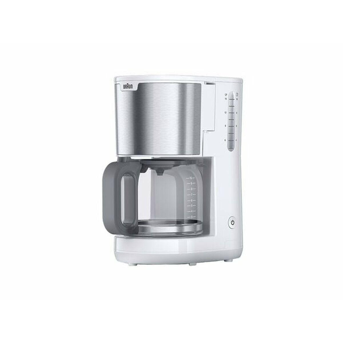 Cafetera de Goteo Braun KF1500WH Blanco 1000 W 10 Tazas 15 Tazas