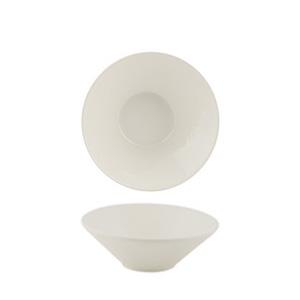 SUMMA Modern Bol Conico 20 cm, Colección MODERN, Vitro Porcelana, Color Marfil (6 Unidades)