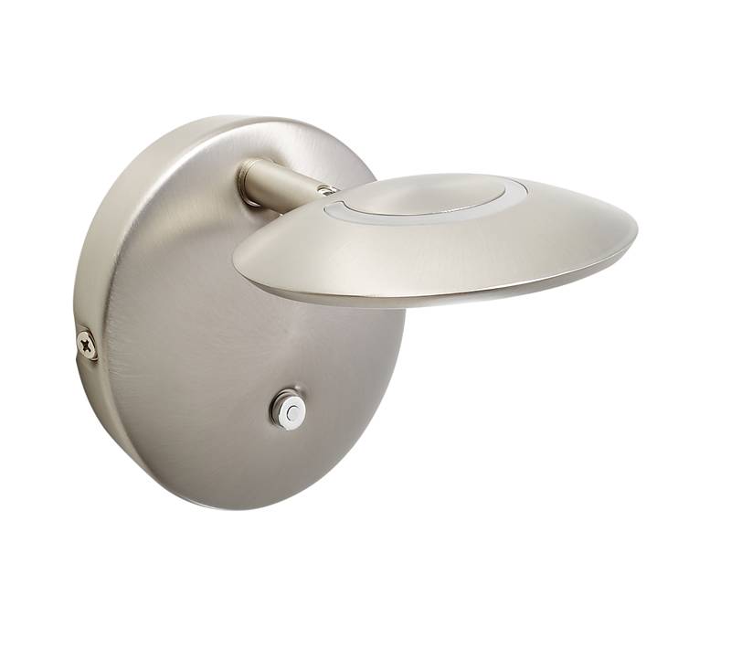 MDC ZENIT Aplique de pared LED regulable níquel mate 575099702