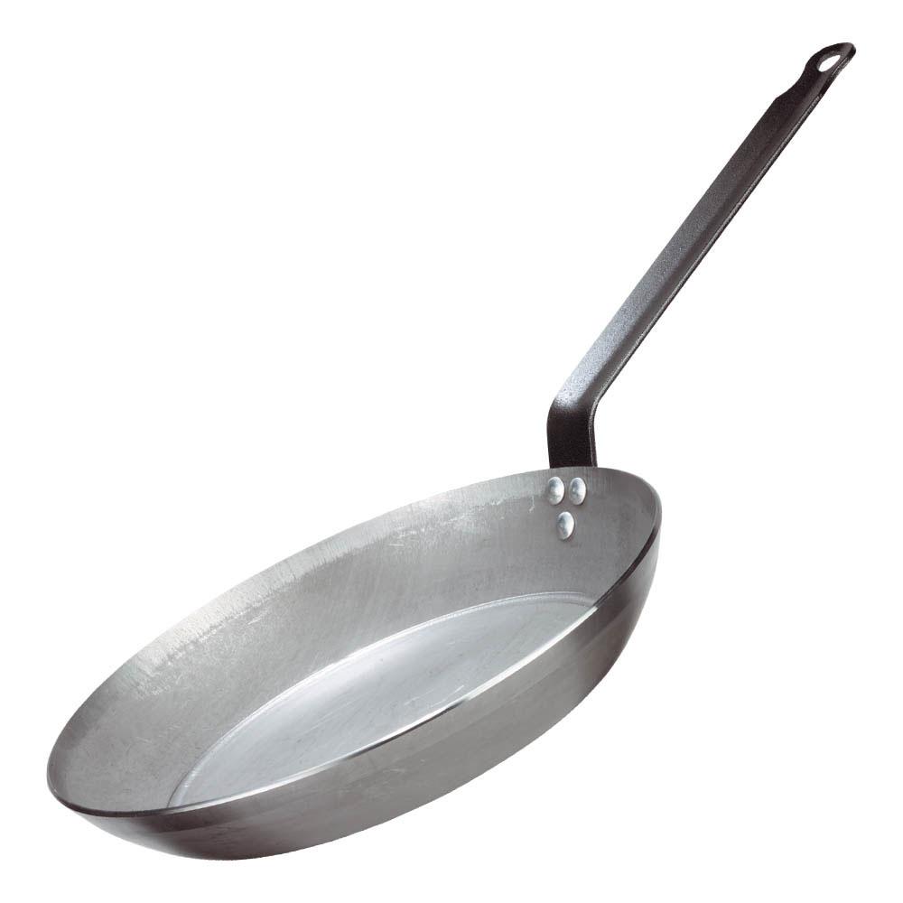 GSW Sartén de Hierro Fundido para Inducción y todo tipo de Cocinas, Apta para Horno, 28 cm de Diámetro - Juego de 6 Unidades