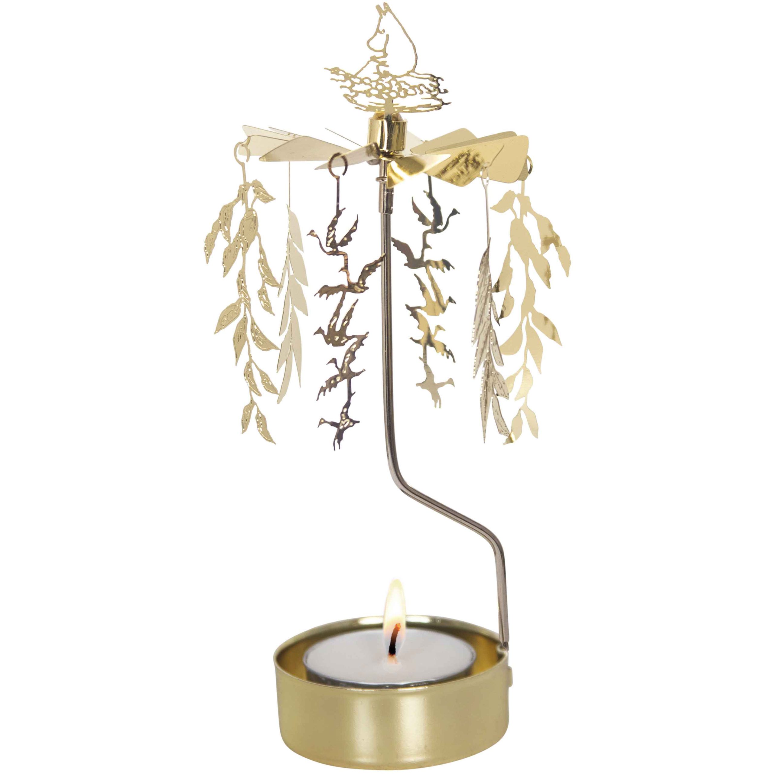 Candelabro giratorio papá Mumin Dorado