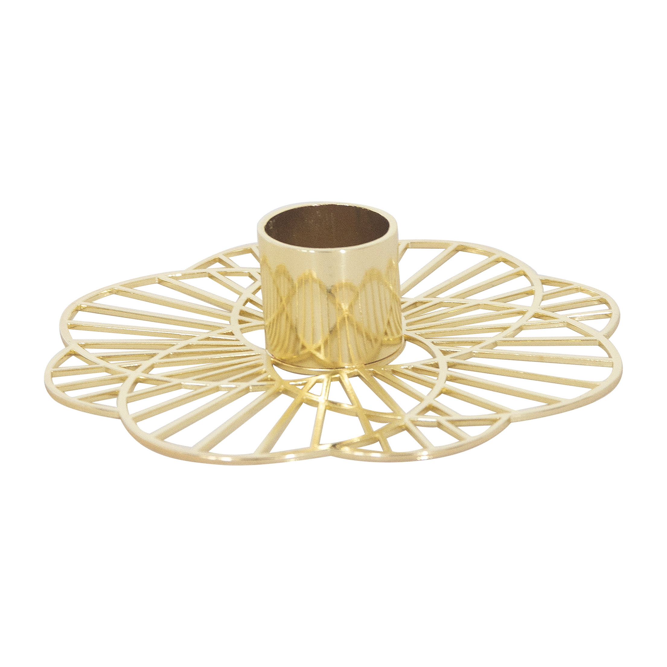 Candelabro con pie Sun Dorado