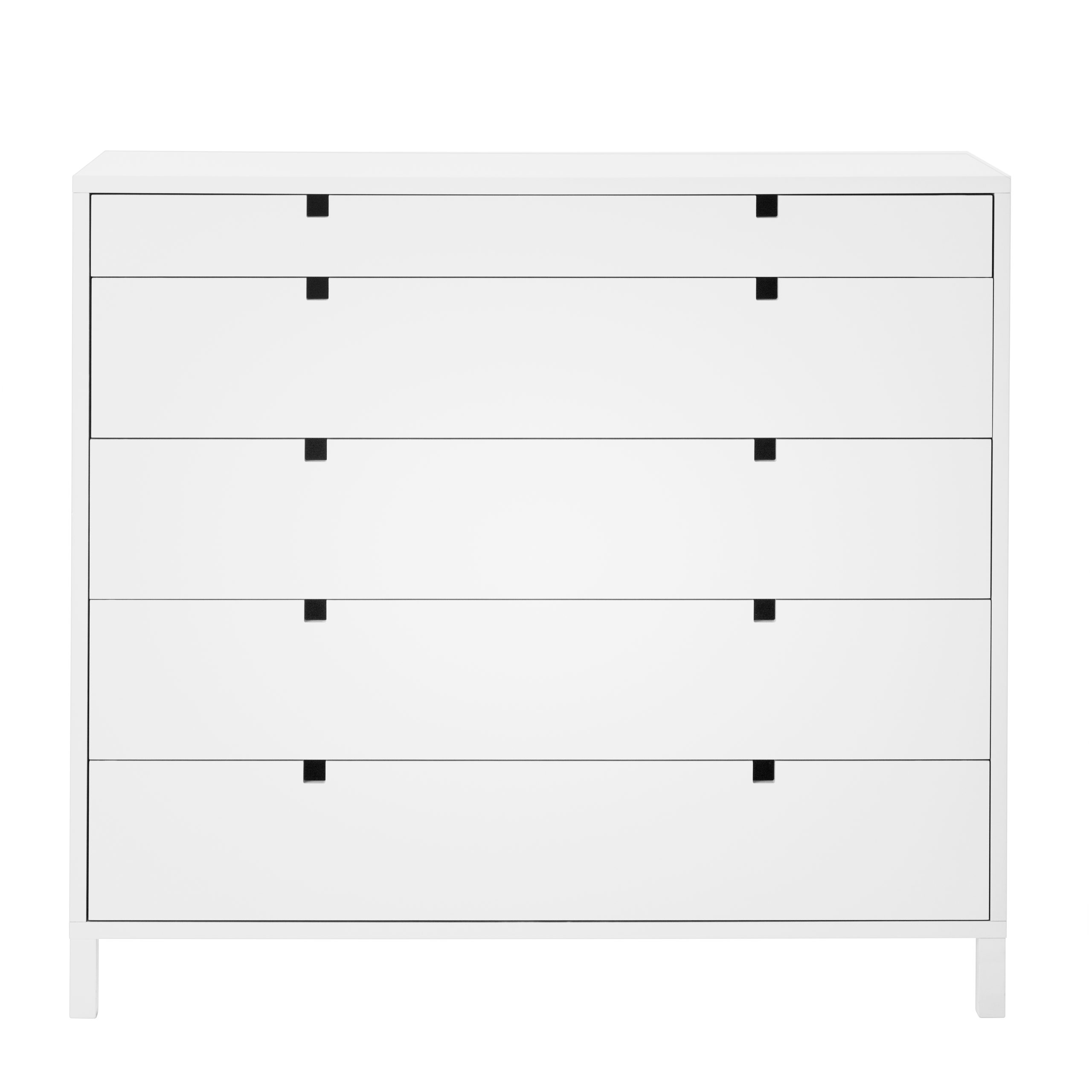 Cómoda Square 5 cajones Blanco