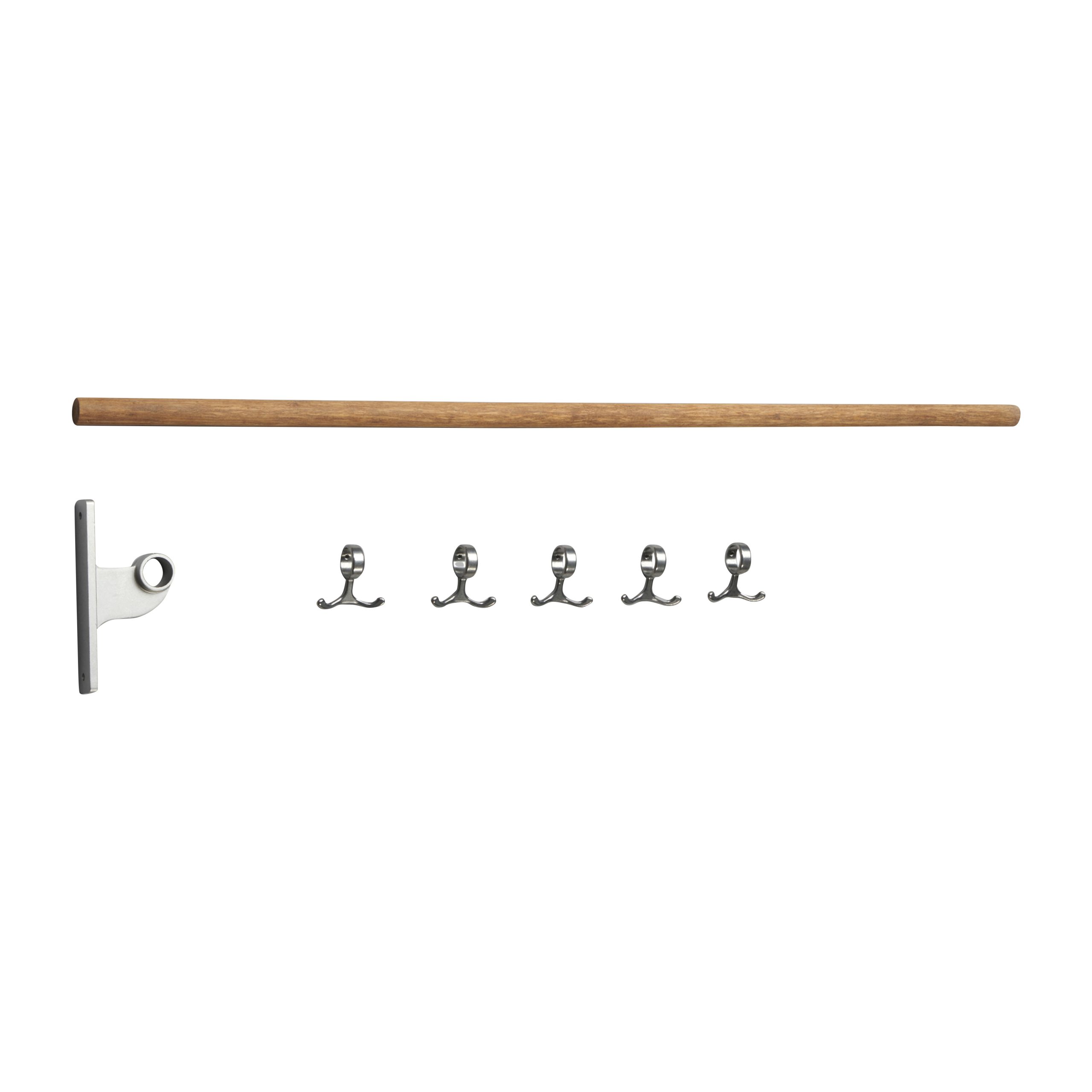 Accesorio perchero Nostalgi Bambú-aluminio