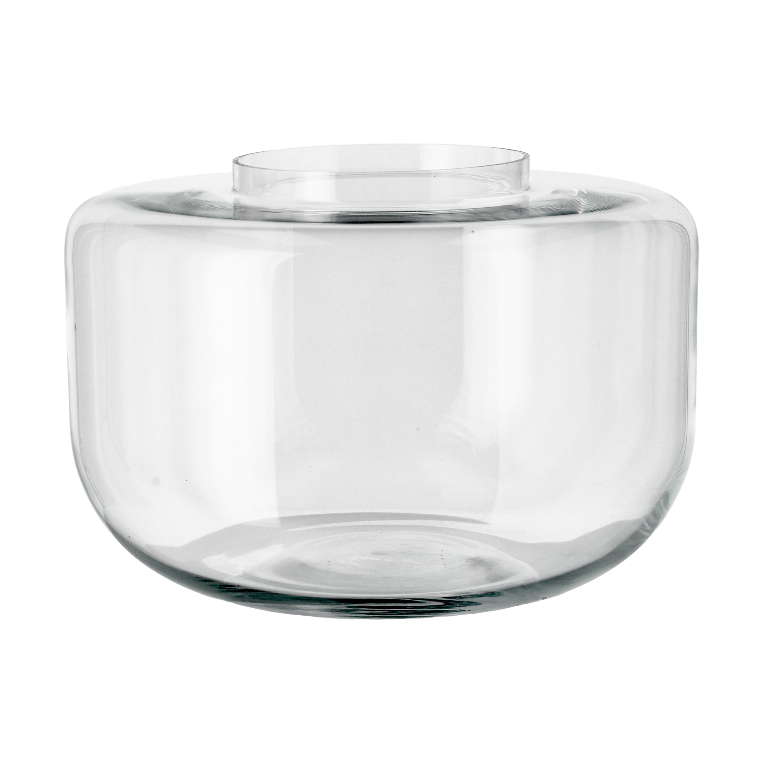 Jarrón Drummel transparente Ø30 cm