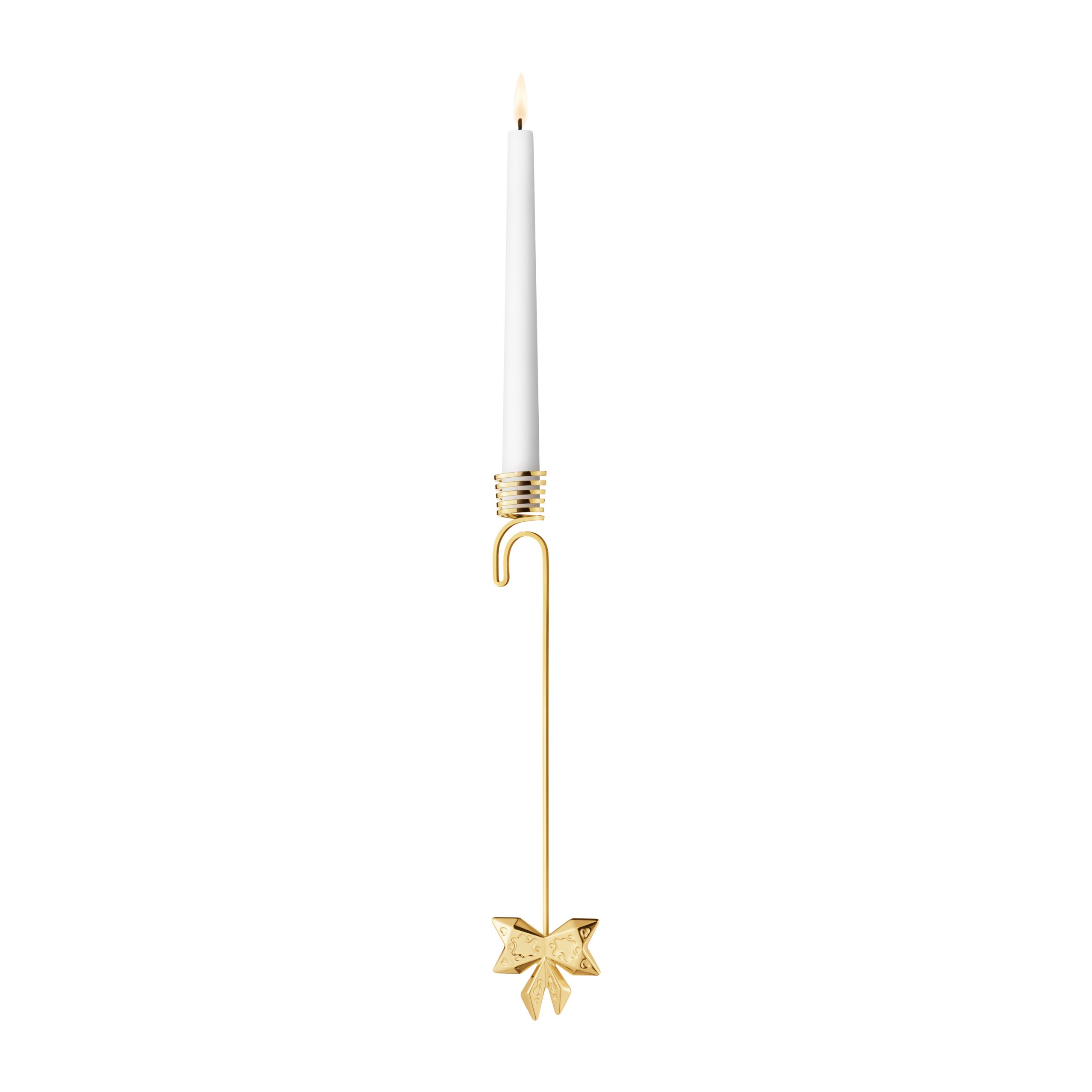 Candelabro colgante 2022 Bow chapado en oro