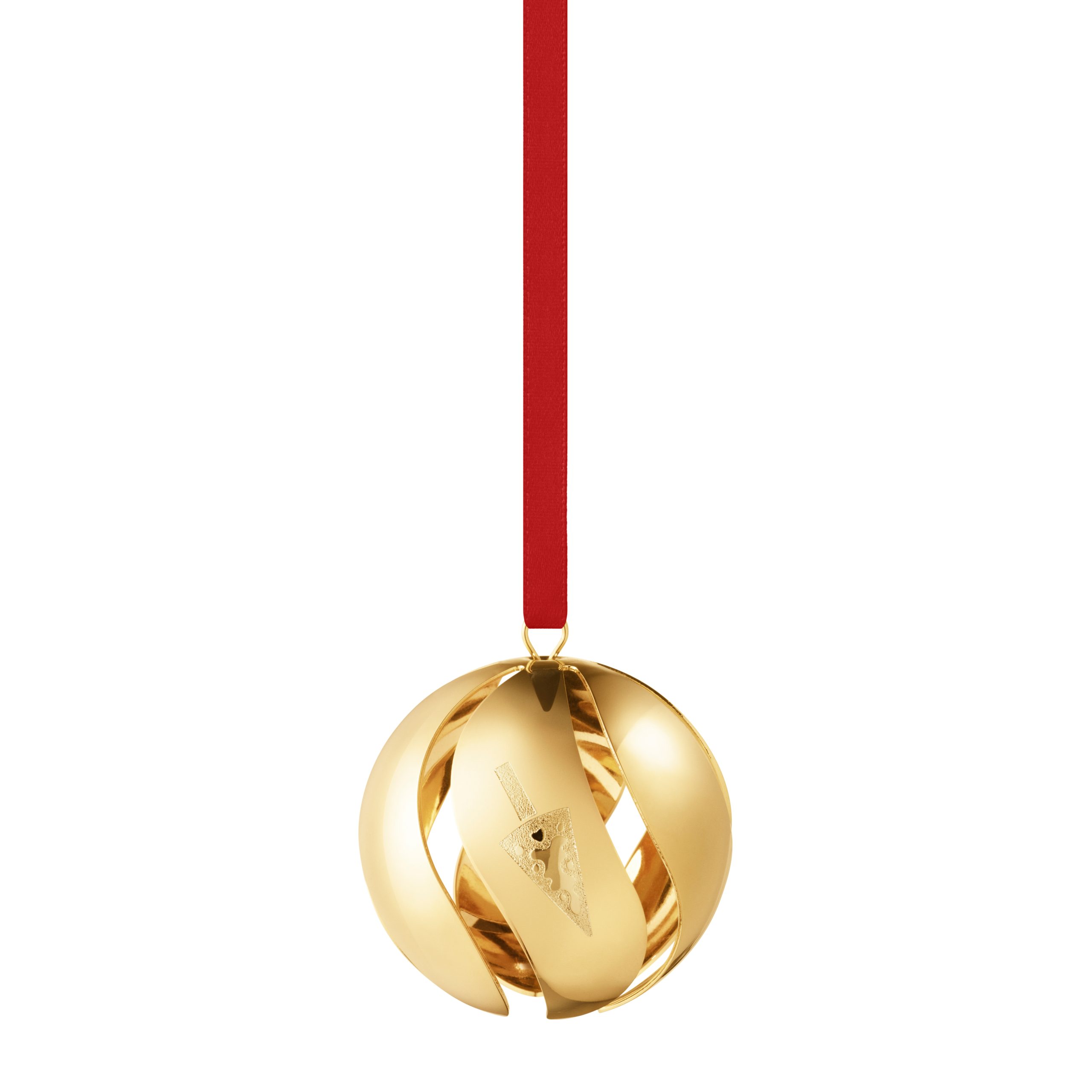 Bola de navidad 2022 chapado en oro