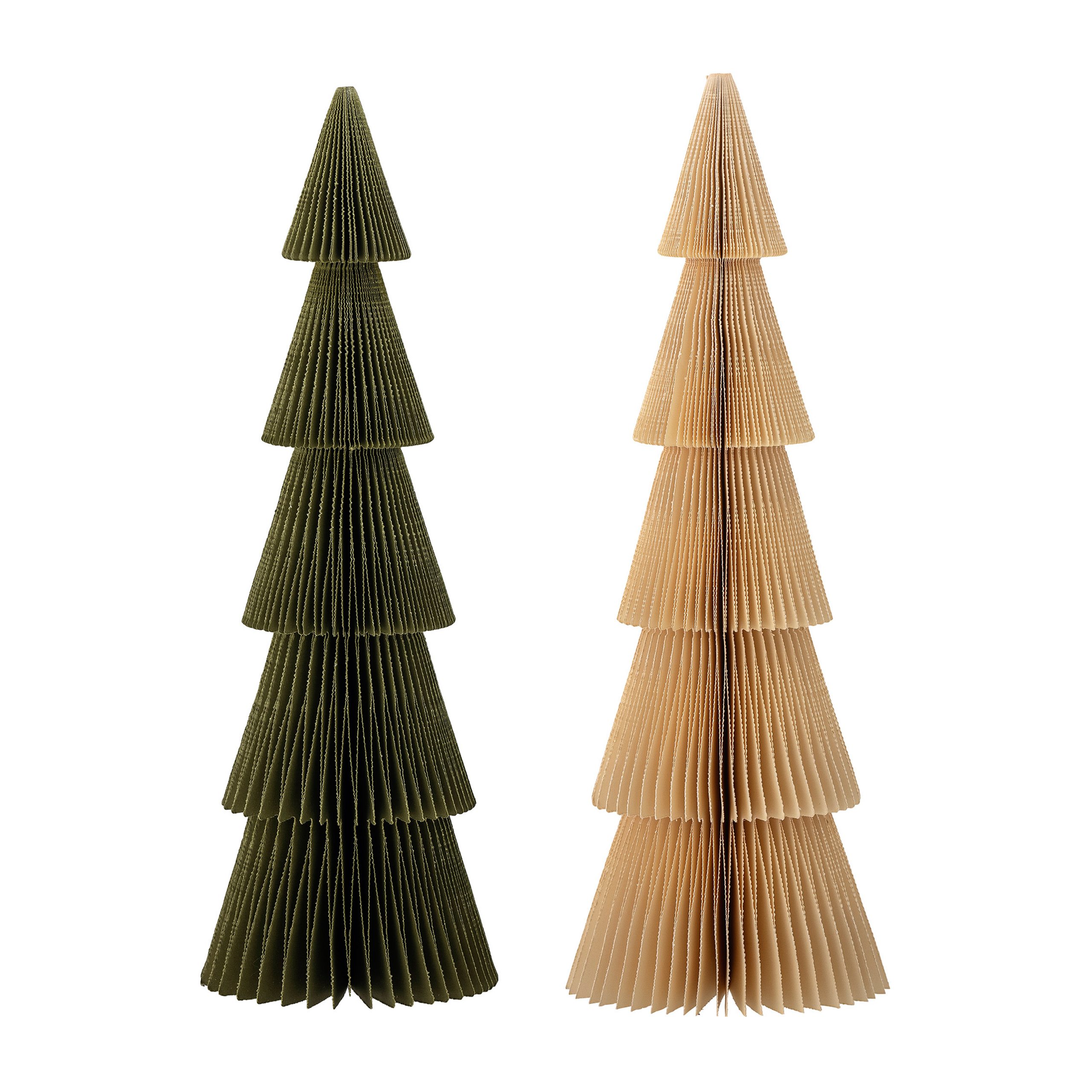 Set de 2 adornos árbol navidad Milan 30,5 cm Green