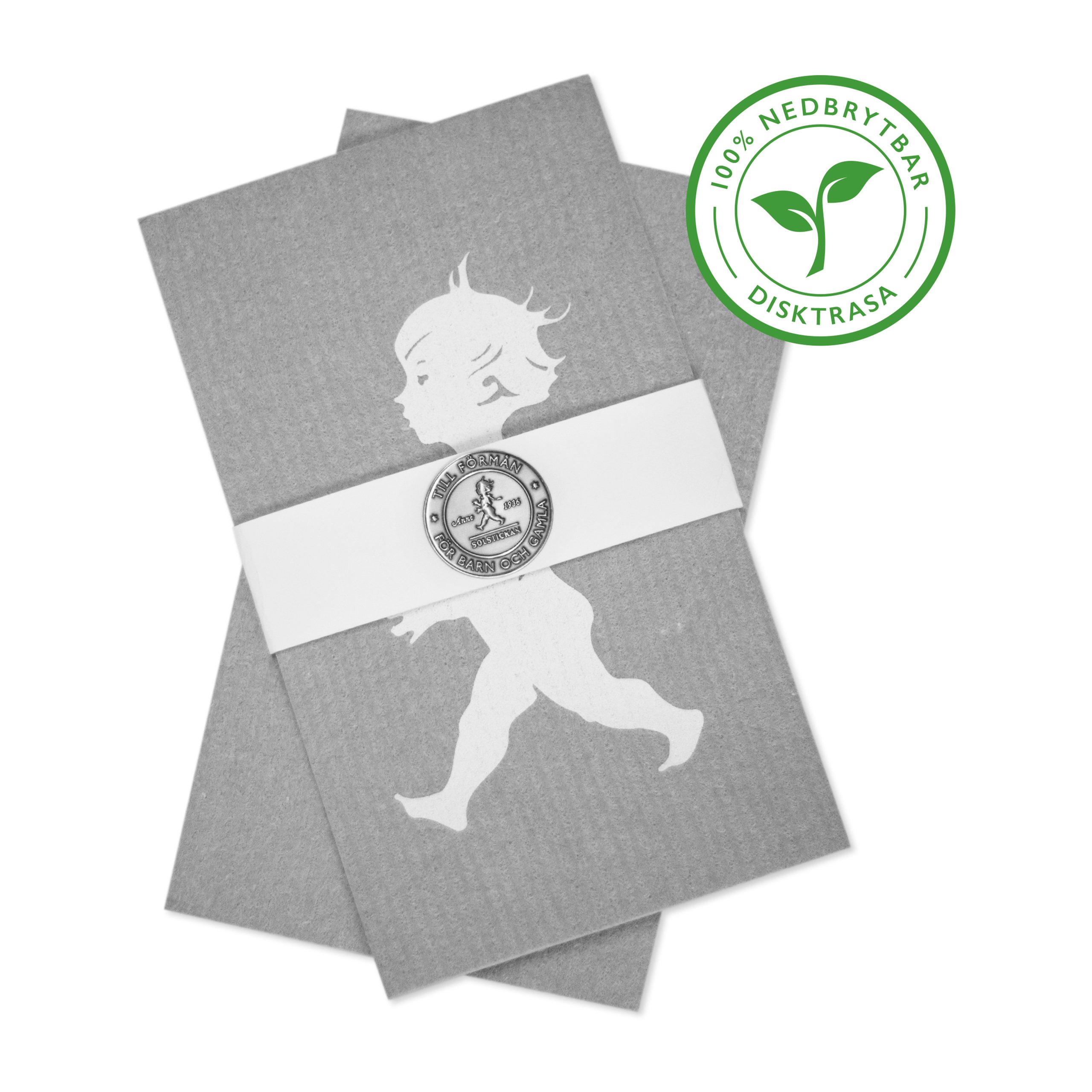 2 Paños Solstickan Gris