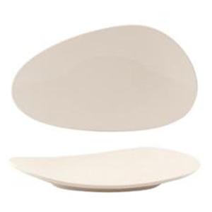 SUMMA Danza Plato Oval 34x19 cm - Colección Danza, Vitro Porcelana, Color Marfil (6 Unidades)
