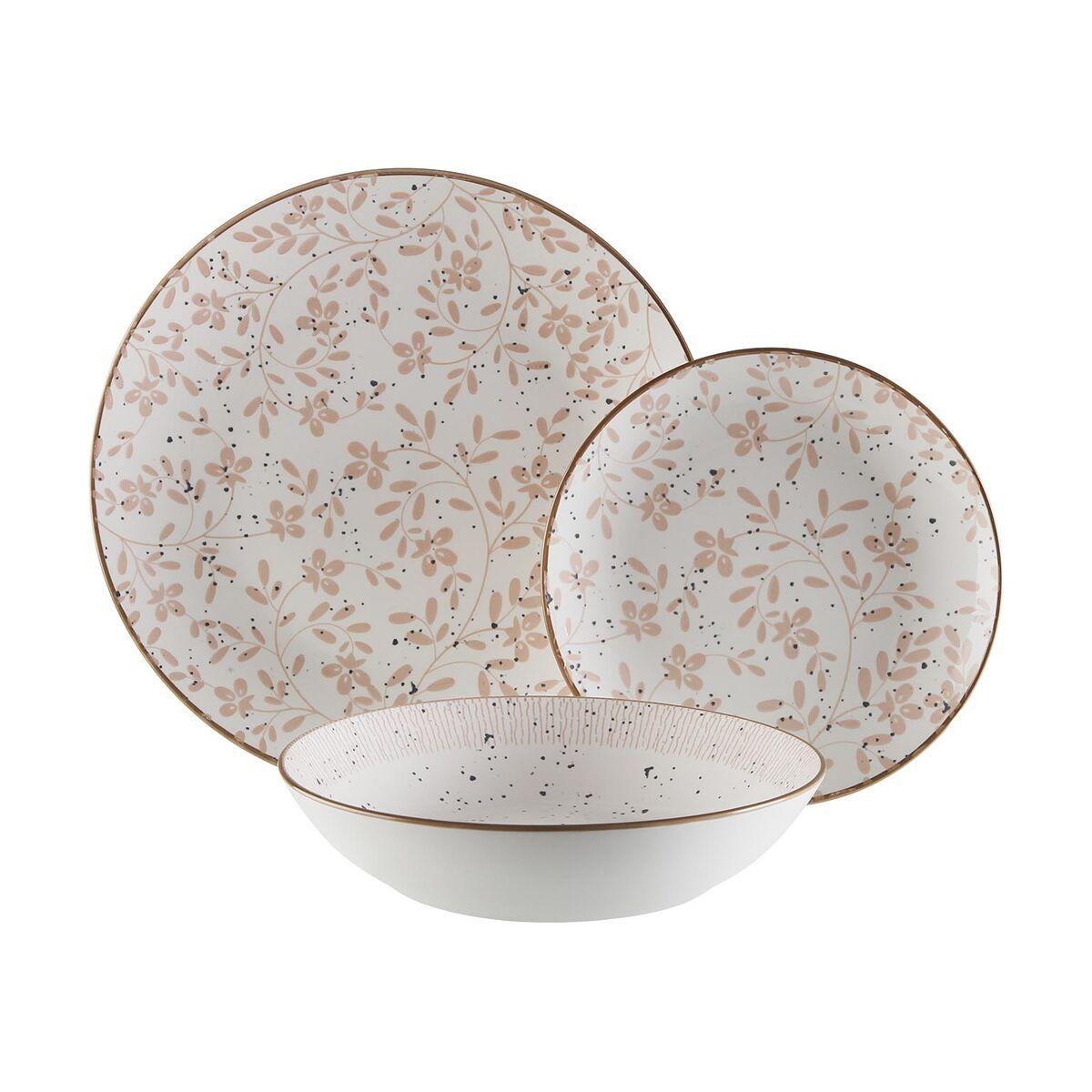 Vajilla Versa Beige Porcelana 18 Piezas