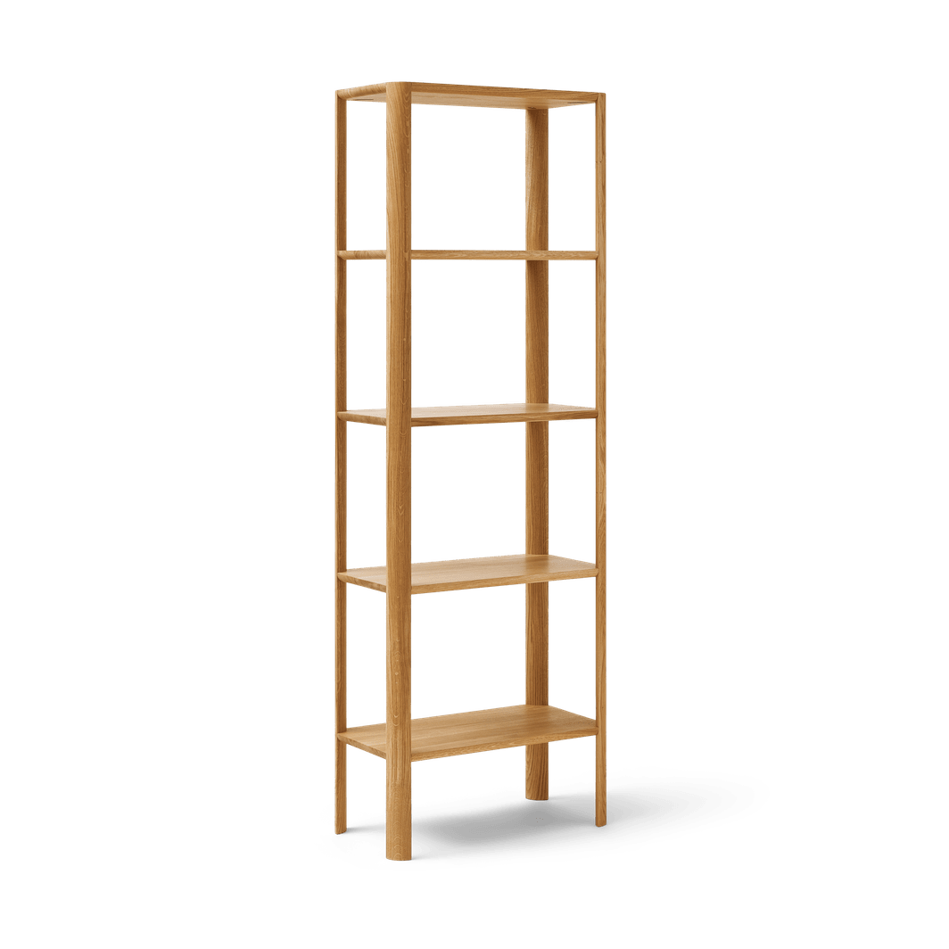 Estantería Leaf 5 baldas 55x162 cm Roble