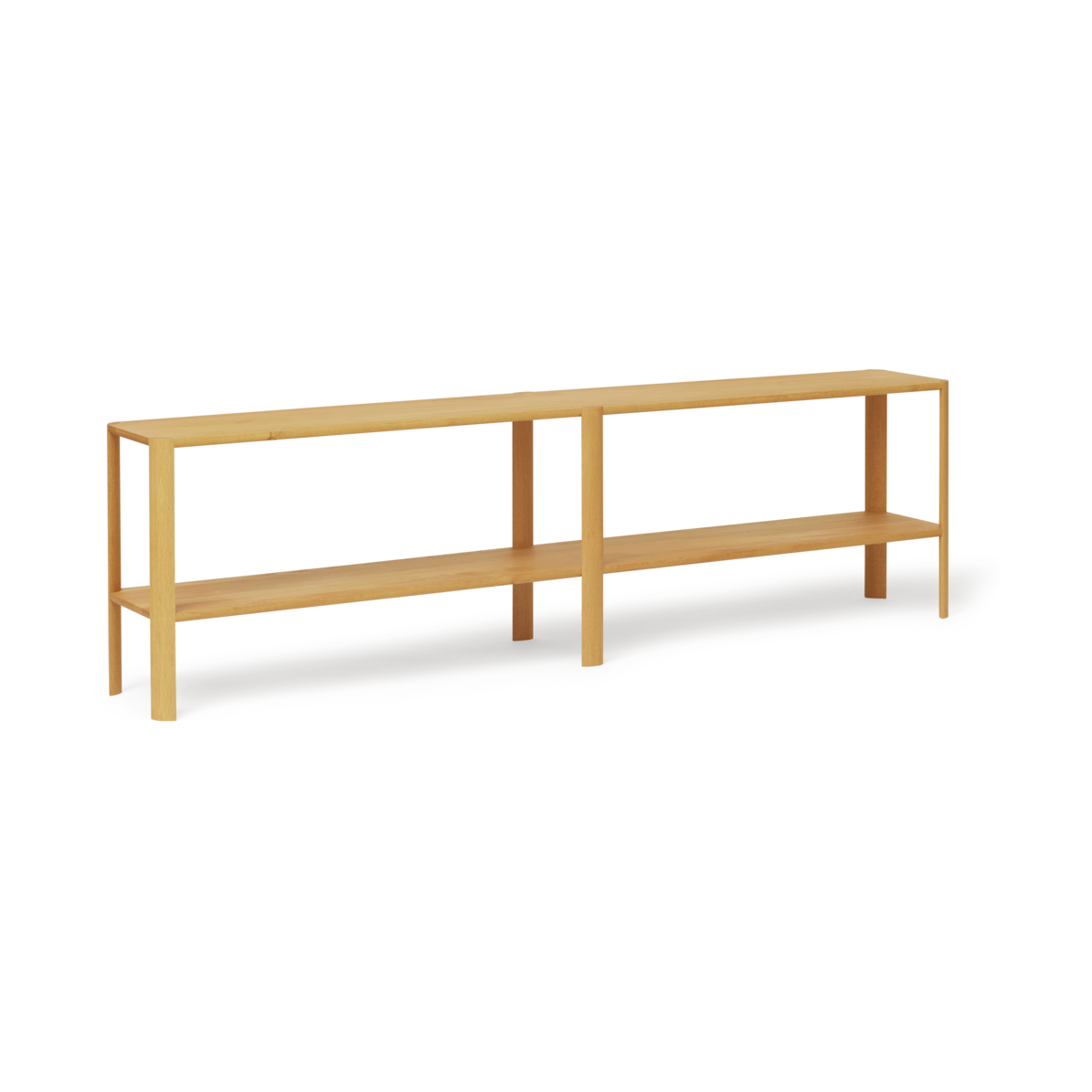 Estantería Leaf 2 baldas 57x200 cm Roble