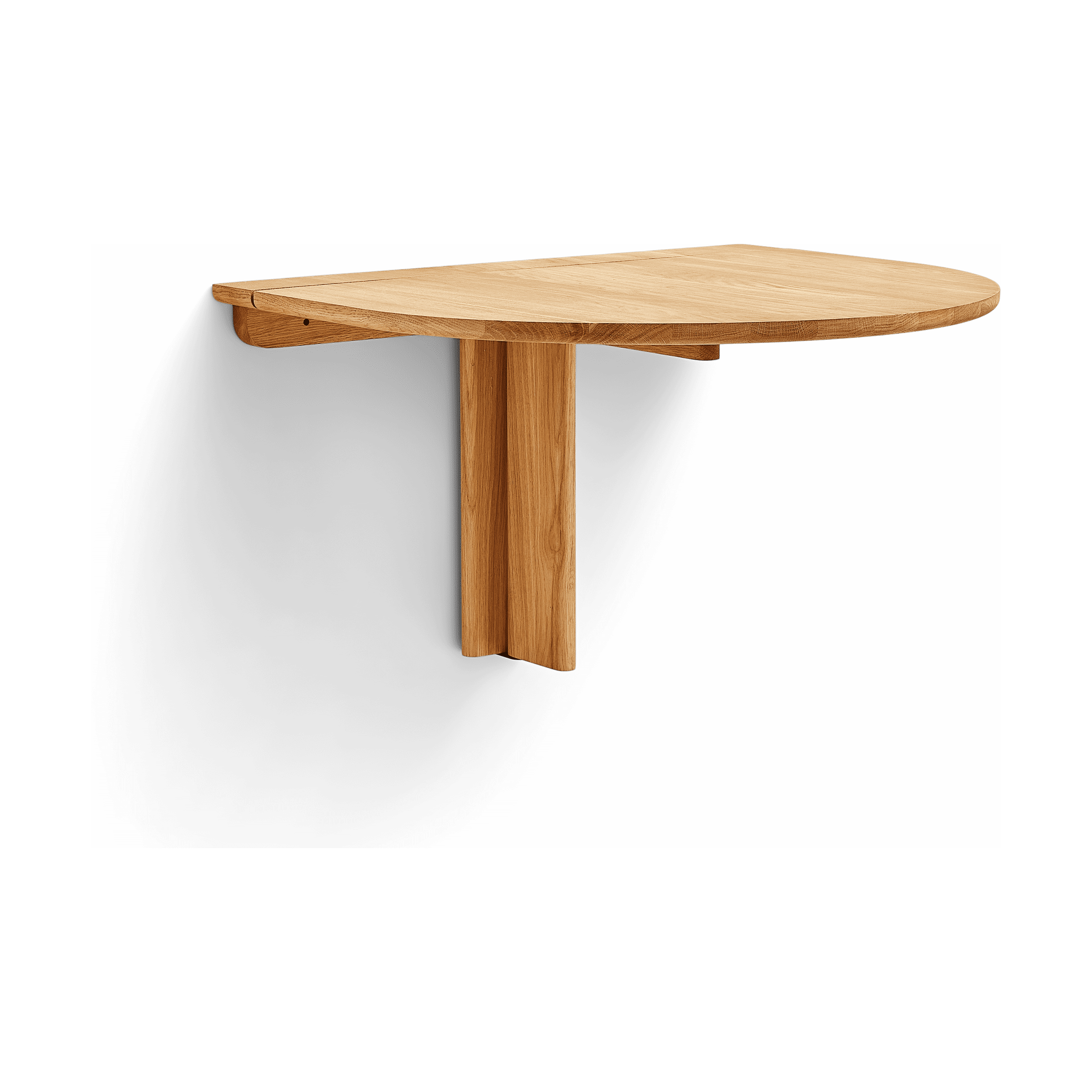 Mesa plegable de pared Trefoil Roble