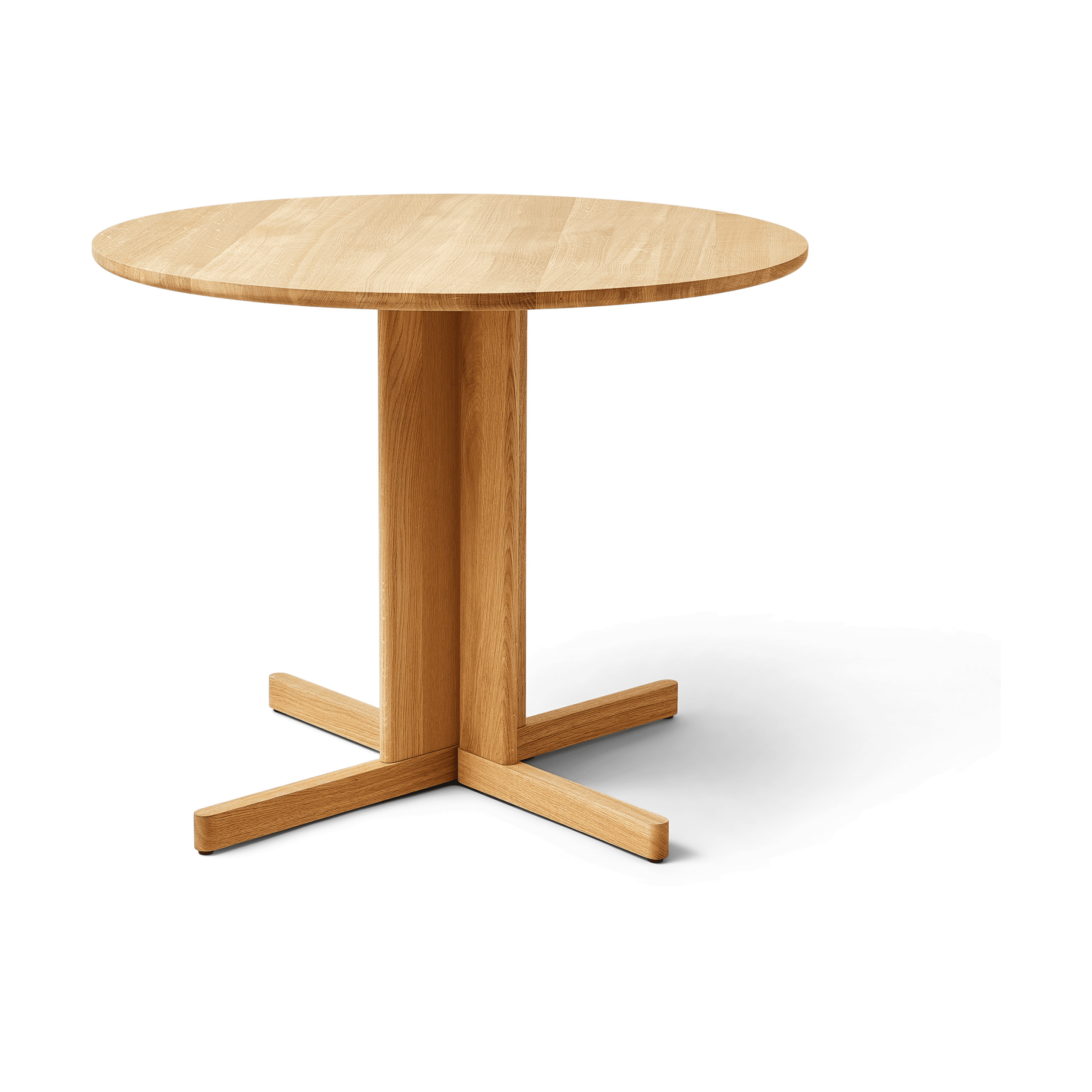 Mesa Trefoil Ø90 cm Roble