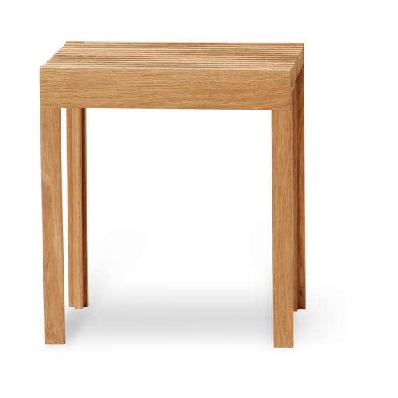 Taburete Lightweight  40x45 cm Roble