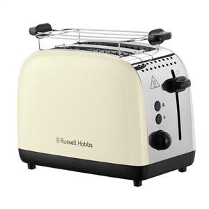 Russell Hobbs 26551-56 Tostador Colours Plus Crema con Ranuras Anchas y Función 'Levantar y Ver'