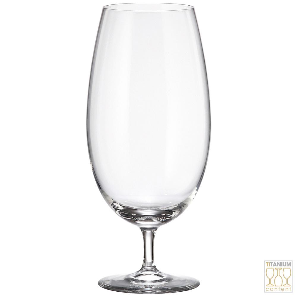 Crystalite Bohemia Copa Cerveza Beercraft 680 ml con Titanio, Pack 6 Unidades - Vidrio Crystal Resistente, Apta Lavavajillas, Altura 205 mm