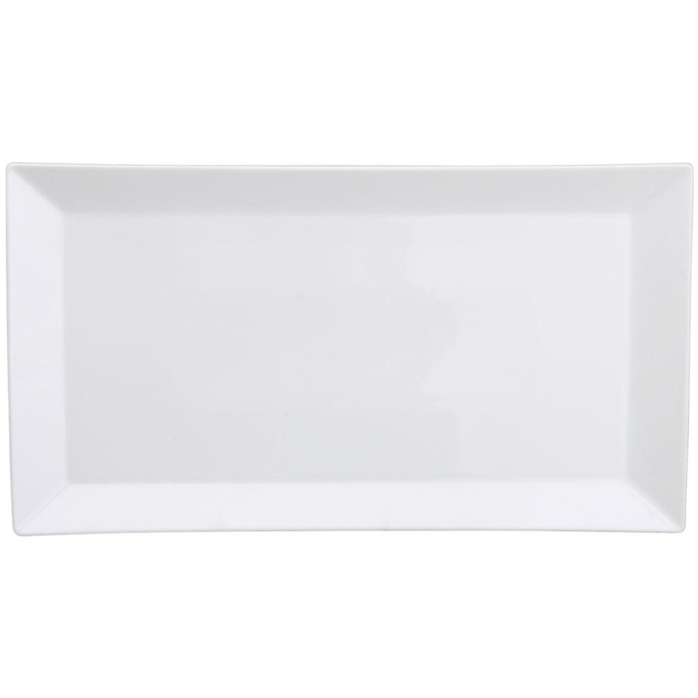 Avet Fuente Rectangular Porcelana 39,5x21 cm Set de 6 Piezas Colección Square
