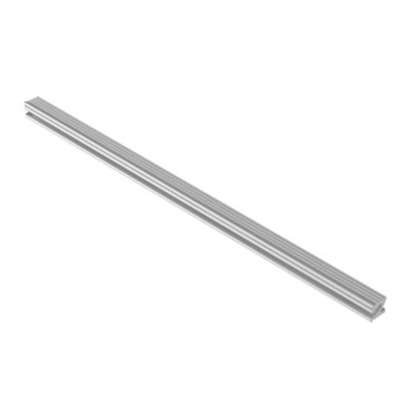 ZOBAL Perfil de Soporte para Embutir Plata Mate, 3,5 Metros de Longitud - Paquete de 5 Unidades