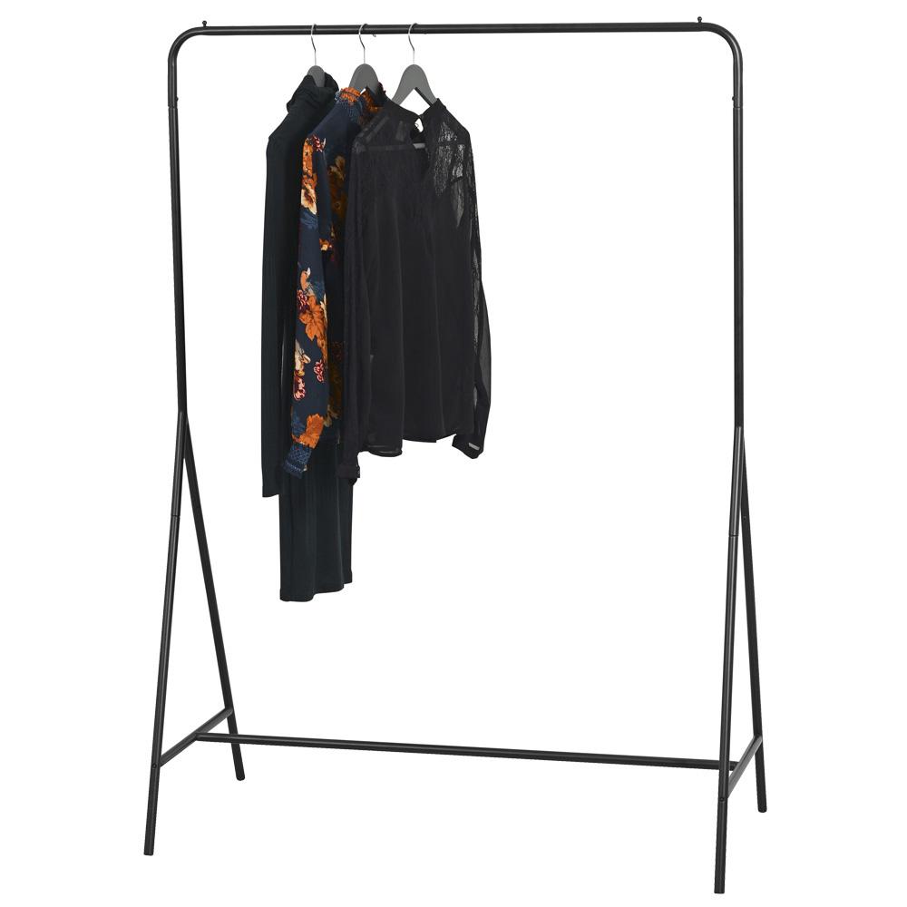 Day Perchero Barra Negro - Carga máxima 10 kg, Metal con recubrimiento al polvo, 109x55x154 cm