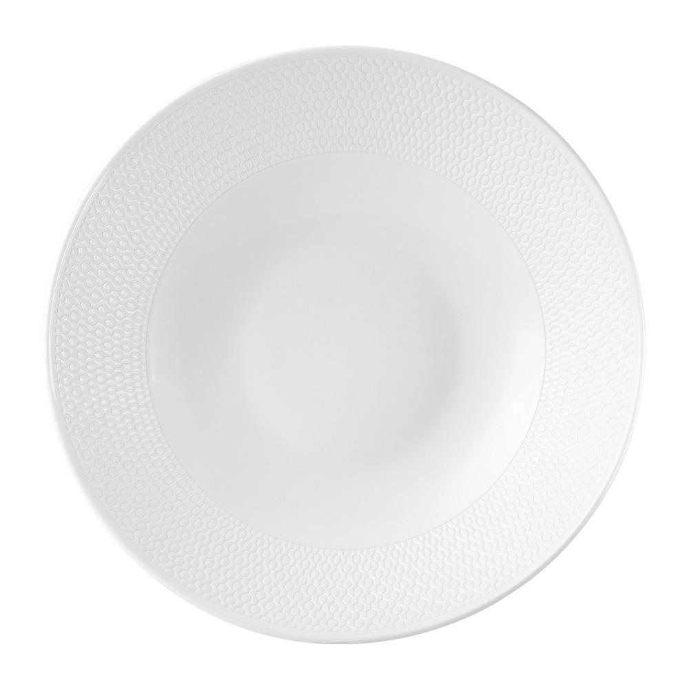 Wedgwood Plato Hondo Colección Gio 23,1 cm de Bone China (4 Unidades)
