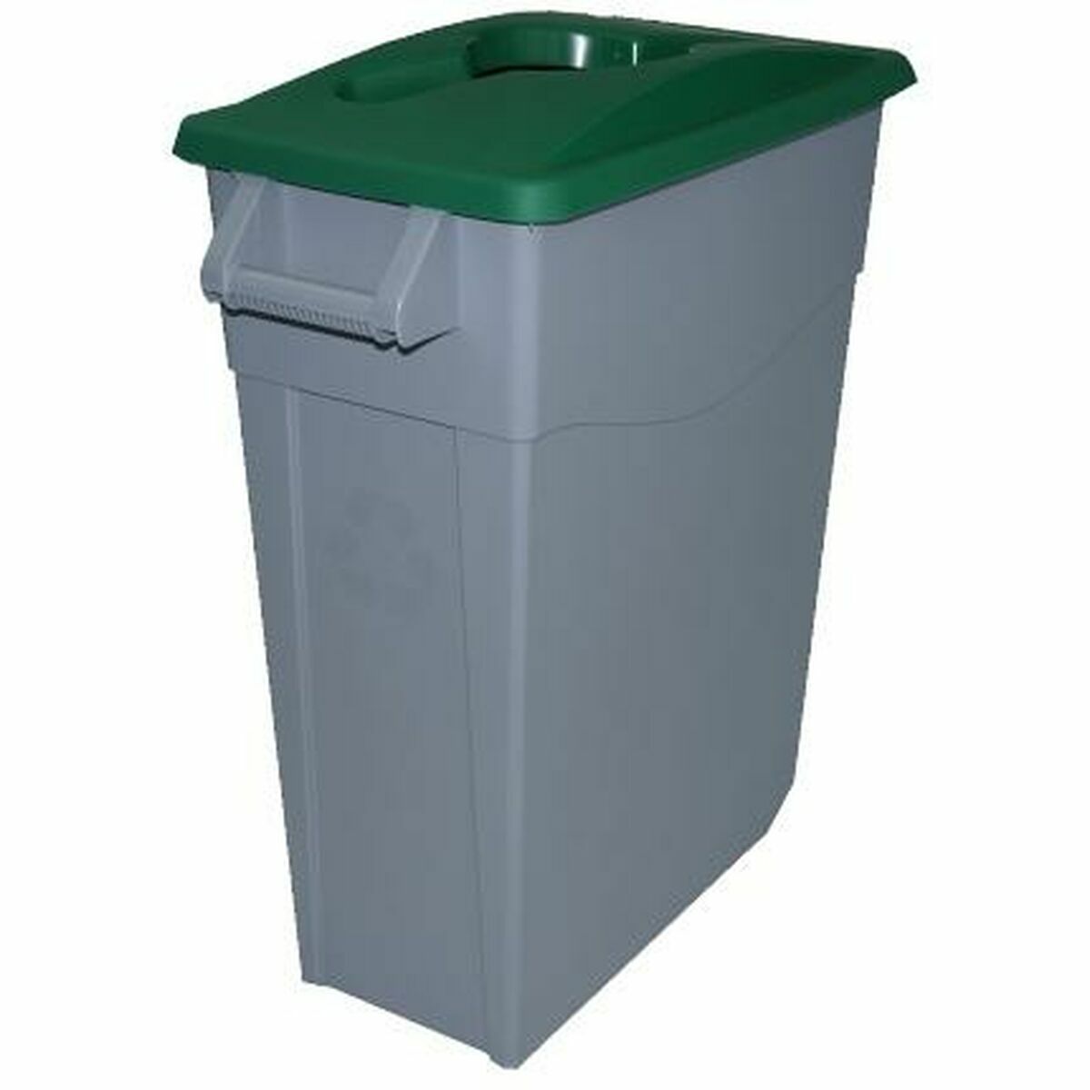 Denox Cubo Basura Reciclaje 65L Verde, 29 x 67 x 59 cm (2 Unidades)