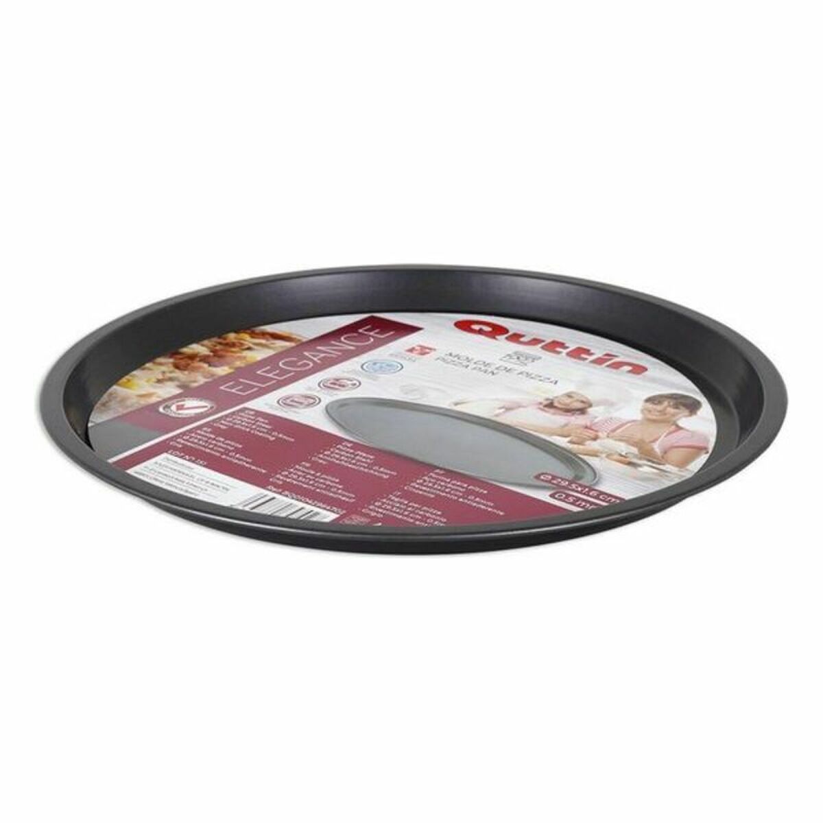 Plato para Pizza Quttin Acero de carbono 33 x 1,5 cm