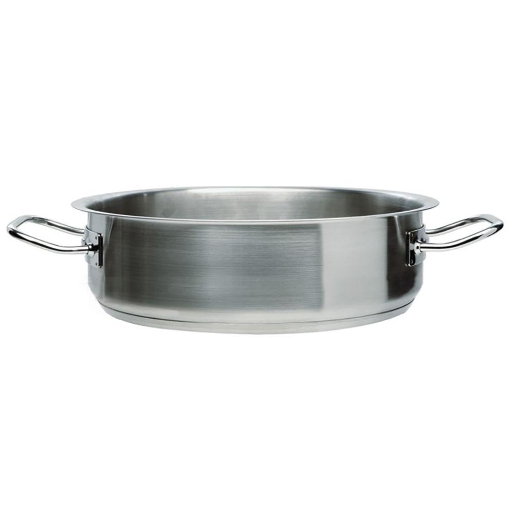 1946 Cacerola Baja Sin Tapa Acero Inoxidable 18/10 Ø 45 cm H 10 cm 16 L Apta para todo tipo de Cocinas