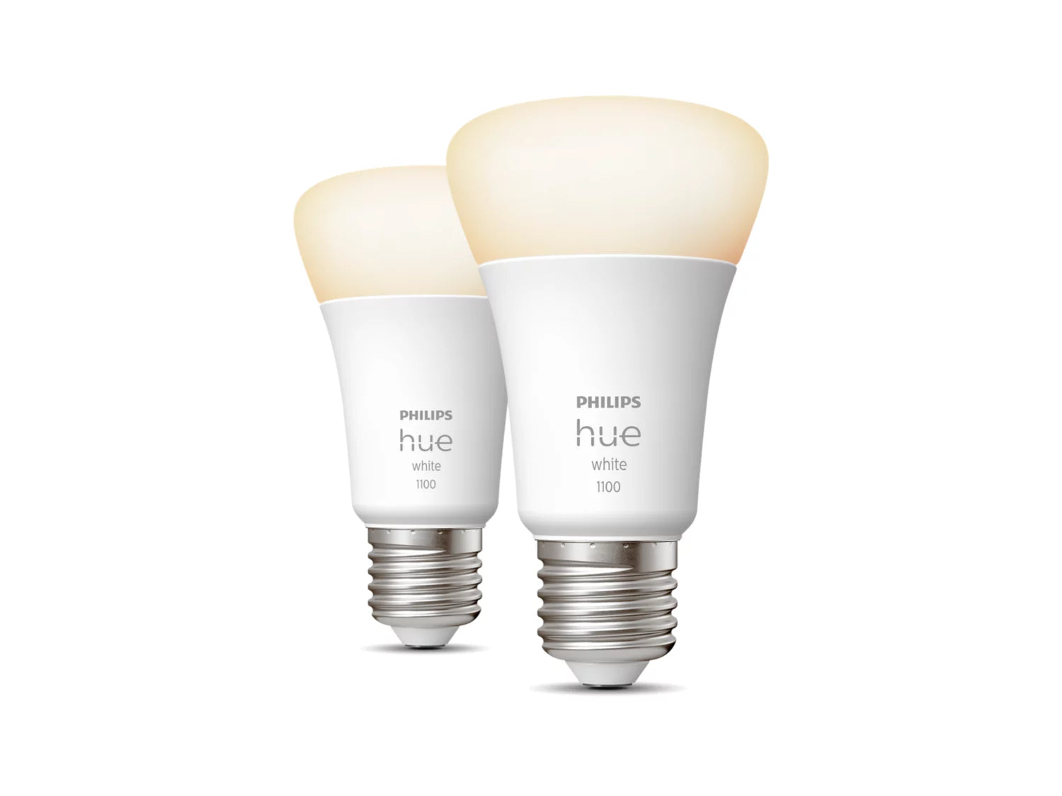 Philips Bombilla inteligente LED Hue 2 unidades A60 E27 9,5W 2700K 289192