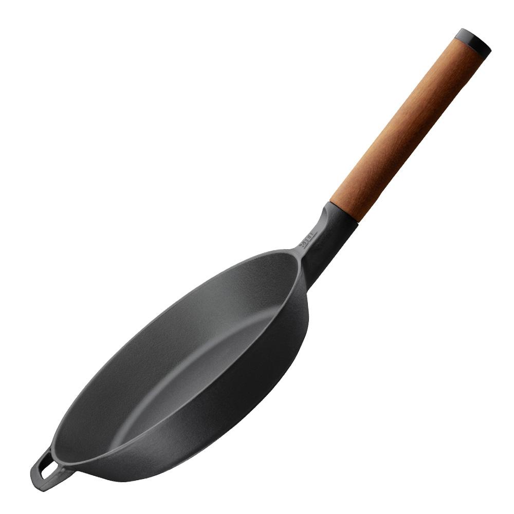 Fiskars Sartén Hierro Fundido Esmaltado Norden 24 cm Antiadherente Natural para Inducción Thermium™ Sin PFOA Garantía 25 Años