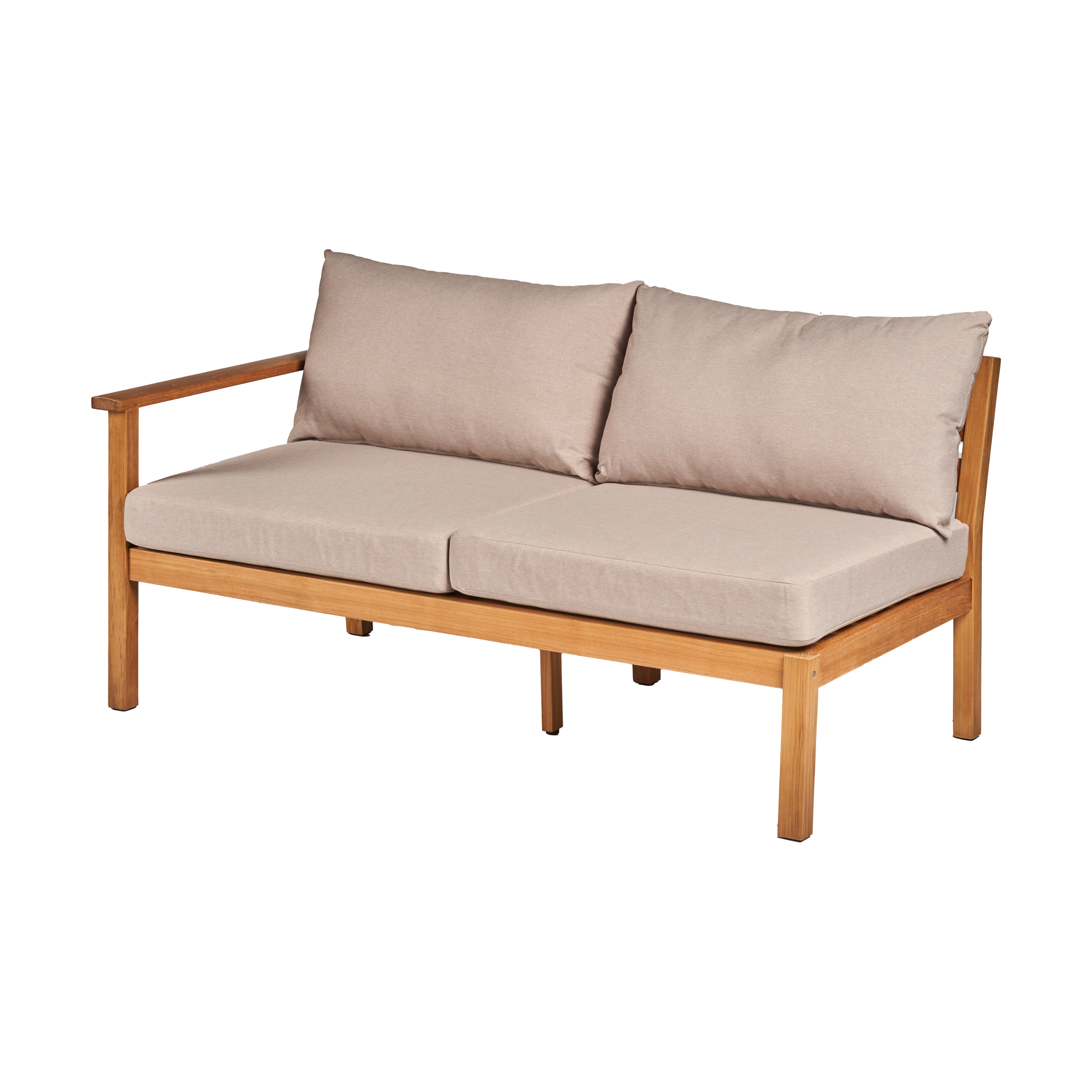 Módulo de sofá 2 plazas Stockaryd derecho teak/beige